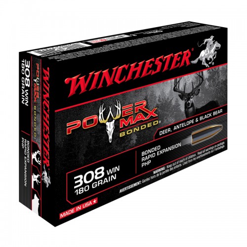 Winchester Bchsen Munition .308 Win ,Power Max Bonded,180gr 20 Stk.