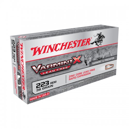 Winchester Bchsen Munition.223 ,Varmint X Lead Free,38gr 20 Stk.