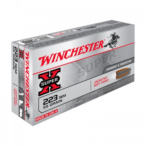 Winchester Bchsen Munition.223 ,Jacketed Soft Point,55gr 20 Stk.