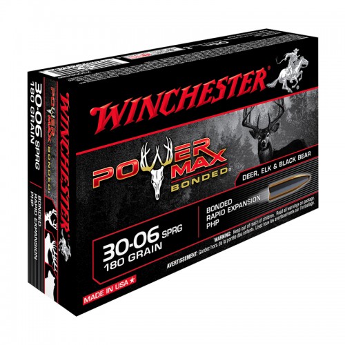 Winchester Bchsen Munition 30-06,Power Max Bonded,180gr 20 Stk.