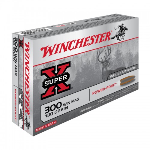 Winchester Bchsen Munition 300WM,Power Point,180gr 20 Stk.