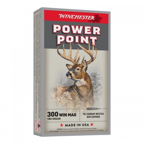Winchester B�chsen Munition 300WM,Power Point,180gr 20 Stk.