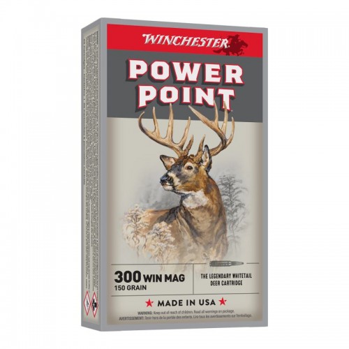 Winchester B�chsen Munition 300WM,Power Point,150gr 20 Stk.