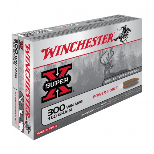 Winchester Bchsen Munition 300WM,Power Point,150gr 200 Stk.