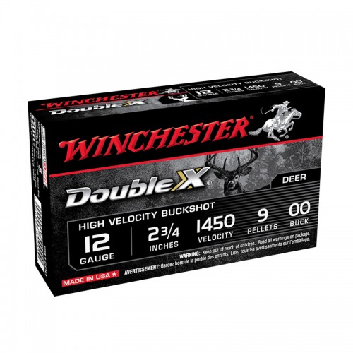 Winchester Schrot Munition Buckshot,Double X,12-70,9xCu00BUCK 5 Stk.