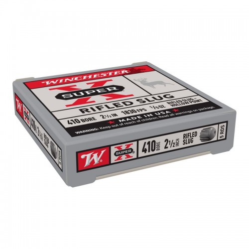 Winchester Schrot Munition Slug,Super-X,Rifled,410-63,6g 1000 Stk.