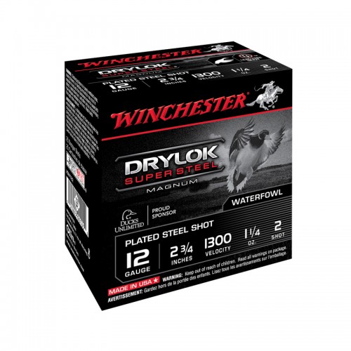 Winchester Schrot Munition Steel,Drylok,12-70,35g,P2 25 Stk.