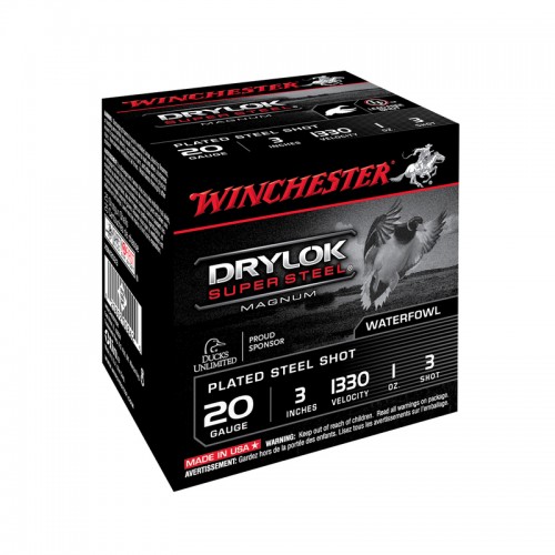 Winchester Schrot Munition Steel,Drylok,20-76,28g,P3 25 Stk.