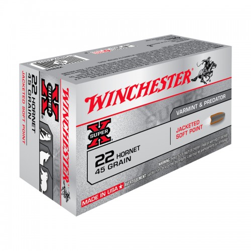 Winchester Bchsen Munition 22Hornet,Power Point,45gr 50 Stk.