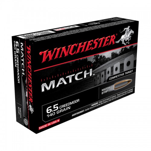 Winchester Bchsen Munition 6.5Creedmor,BTHP,140gr 20 Stk.