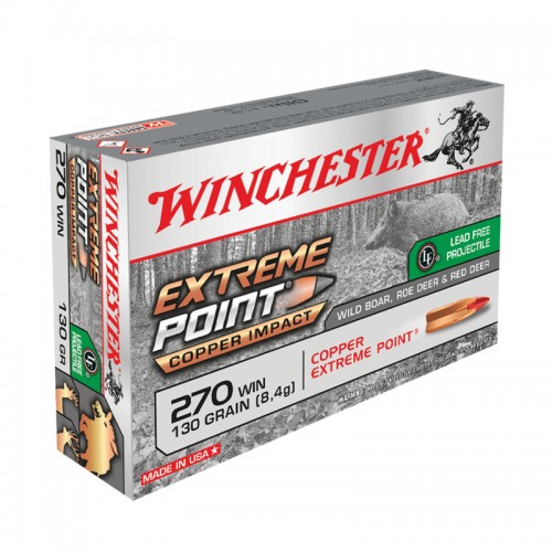 Winchester Bchsen Munition 270Win,Extreme Point Lead Free,130gr 20 Stk.