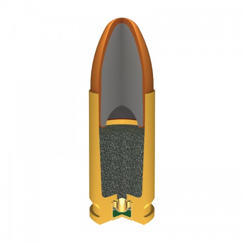 Winchester Pistolen Munition 9mmLuger,USA,124gr,FMJ 50 Stk.