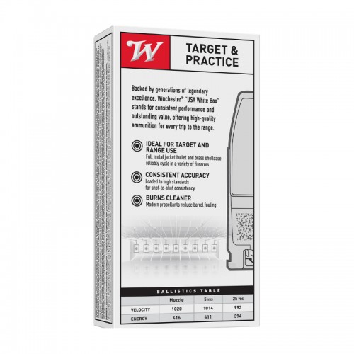 Winchester Pistolen Munition 40S&W, FMJ ,USA,180gr,FMJ 1000 Stk.