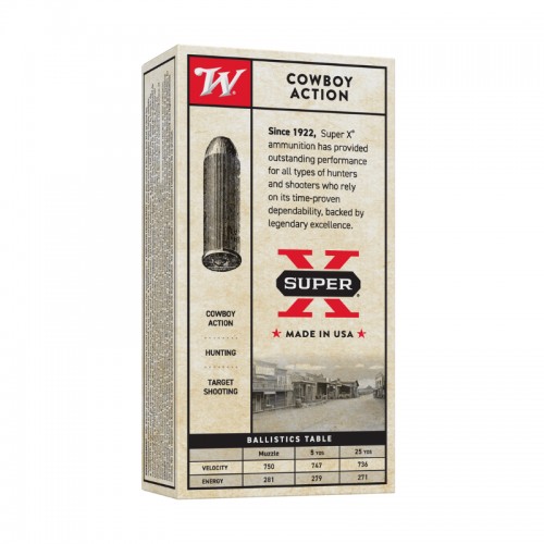 Winchester Pistolen Munition 44-40Win ,Lead,225gr 1000 Stk.