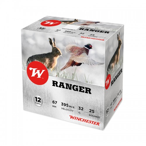 Winchester Schrot Munition Ranger G2, 12-67 , 32g, 12mm, P4 25 Stk.