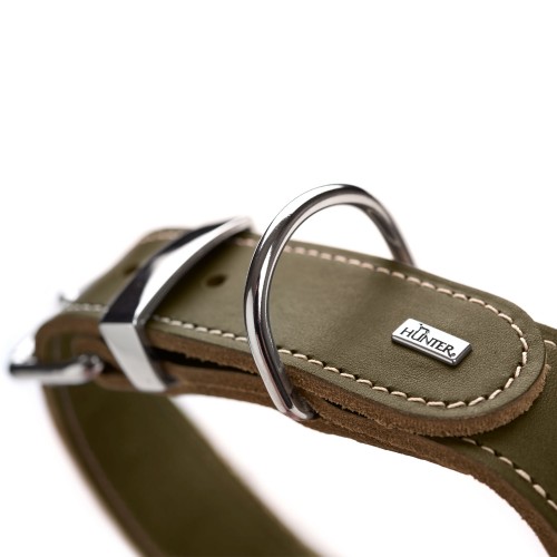 Hunter Halsband Aalborg Special Leder/Olivgrn 50/S-M