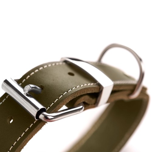 Hunter Halsband Aalborg Special Leder/Olivgrn 50/S-M
