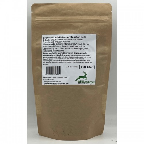 Wildlutscher Booster Nr.3 Nsse mit Kruter/ Bienen Propolis 0,25 l