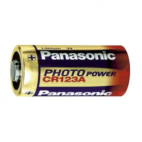 Panasonic Lithium-Batterie CR123AL 3V / 1400 mAh geeignet f�r Hikmicro Thunder