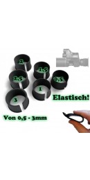 Elastische Reduzierringe 6er Set 0,5 - 3 mm fr Sytong...