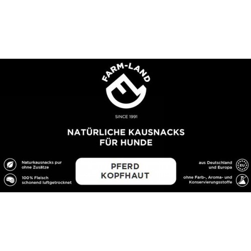 Farm-Land Hundesnack Pferde-Kopfhaut 200g