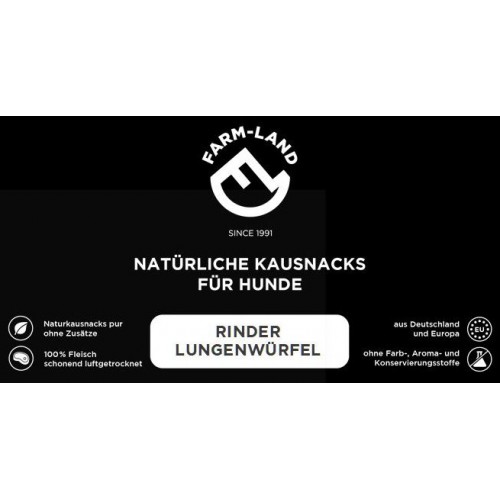 Farm-Land Hundesnack Rinder-Lungenwrfel