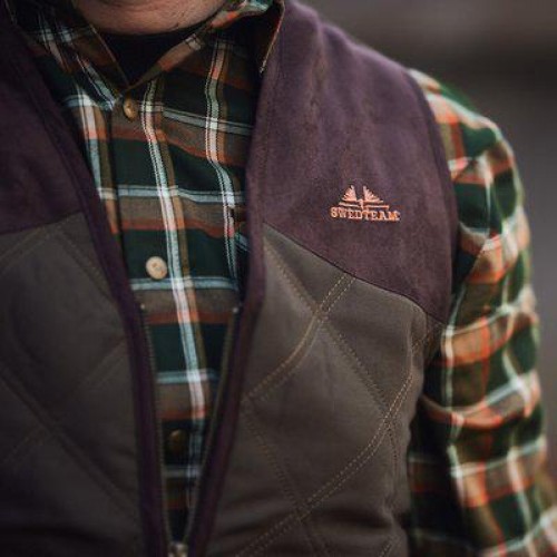 Swedteam Herren Jagd Weste Crest Swedteam Green