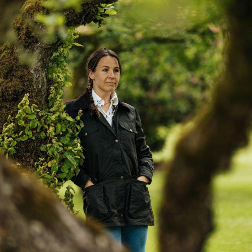 Swedteam Damen Jagdjacke 1919 Waxed  Hunting Green