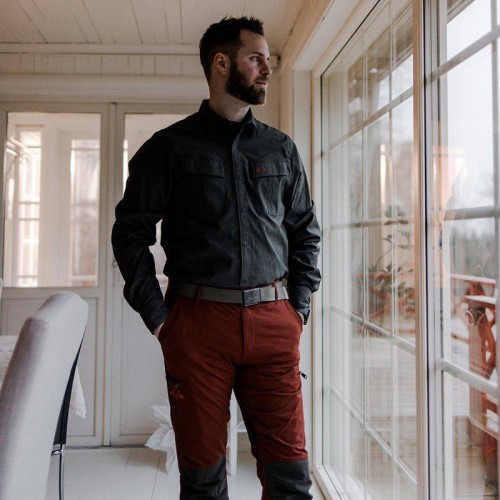 Swedteam Herren Jagd Hose Lynx XTRM Antibite Dark Orange