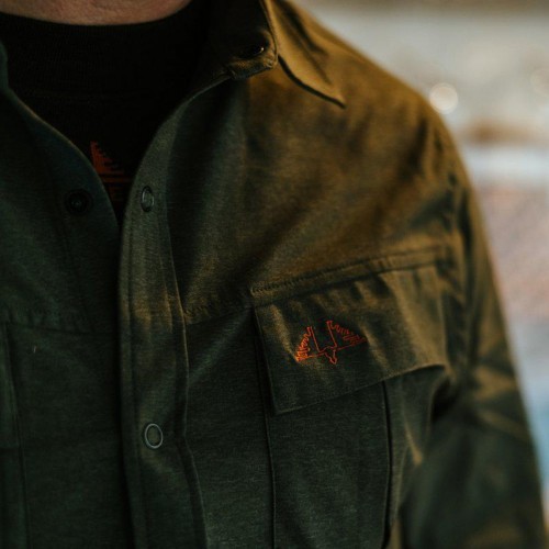 Swedteam Herren Hemd Titan Hunting Green
