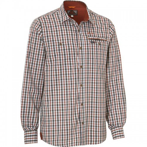 Swedteam Herren Hemd Lynx Antibite Dark Orange