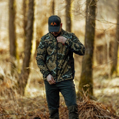 Swedteam Herren Jagdjacke Ridge Pro Reversible RE-ECO Desolve Veil 2XL