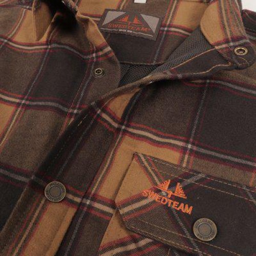 Swedteam Herren Shirt Crest Dark Sand XL