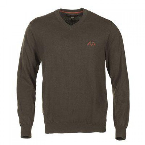 Swedteam Herren Sweater Crest V-Neck Swedteam Green XL