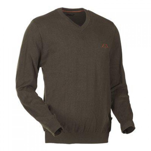 Swedteam Herren Sweater Crest V-Neck Swedteam Green XL