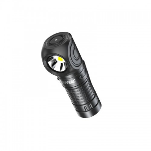 SPERAS M2R-35 Pro ? 1200 Lumen LED-Winkellampe mit USB-C, Magnet & Stirnlampenfunktion