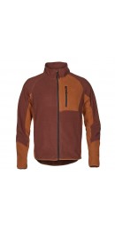 Swedteam Herren Sweater Jacke Ultra Dark Orange