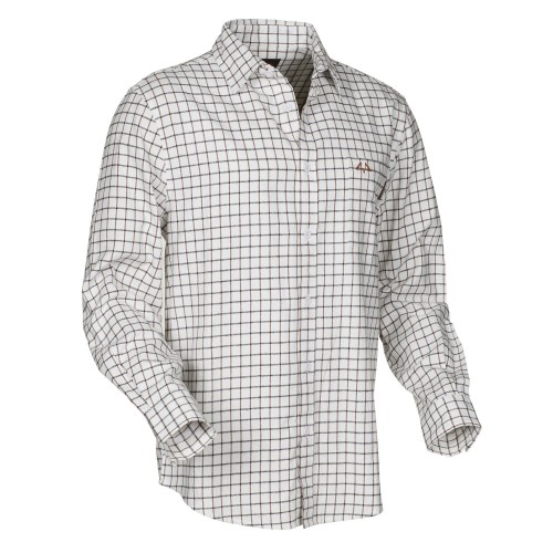 Swedteam Herren Flanell Hemd Ultra Off White