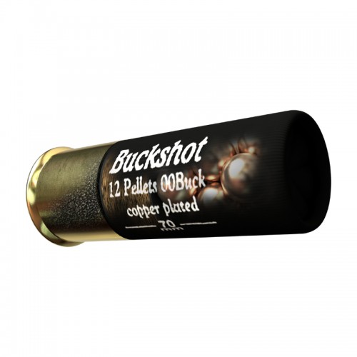 Winchester Munition Buckshot Magnum,12-70 ,45g,12xCu00Buck, 5 Stk.