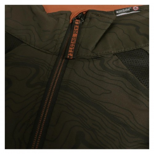 Swedteam Herren Sweater Alpha Antibite Printed Green 2XL