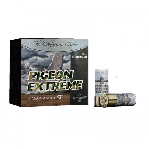 Gamebore Schrotpatronen Pigeon Extreme Fibre Wad Kal. 12/70 34g P5 2,8mm 25Stk.