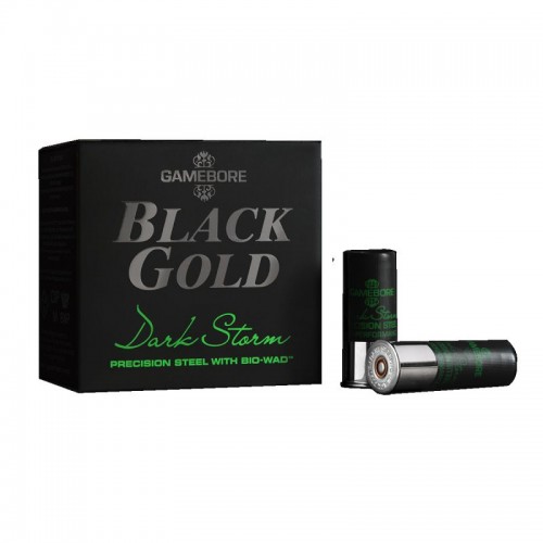 Gamebore Schrotpatronen Black Gold Dark Storm Precision Steel Kal. 12/70 32g-P3 3,5mm HP-25Stk.