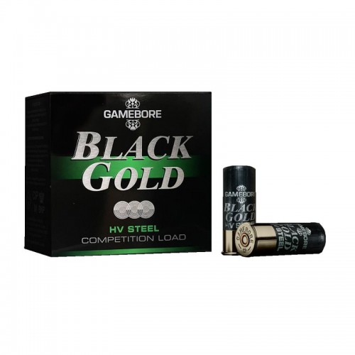 Gamebore Schrotpatronen Black Gold HV Steel Competition Clay Kal. 12/70 24g P7.5 2,5mm 25Stk.