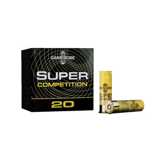 Gamebore Schrotpatronen Super Competition Clay Kal. 20/70 24g P7.5 2,3mm 25Stk.
