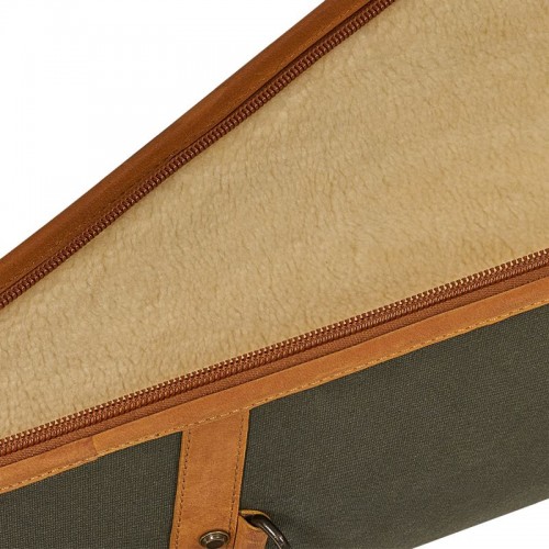 Waidmanns Leder/Canvas Futteral Atlas Cafe/Olive