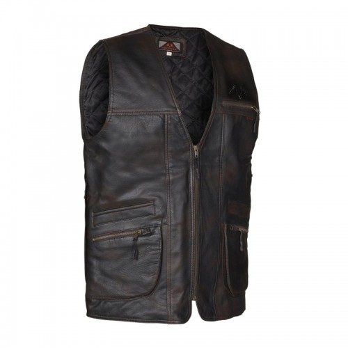 Swedteam Herren Jagdweste Bull Braun 4XL