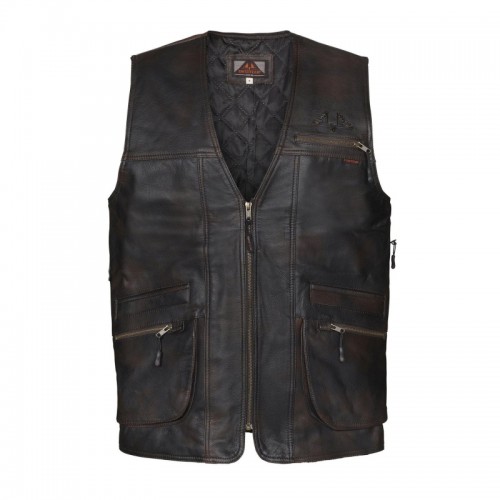 Swedteam Herren Jagdweste Bull Braun 4XL