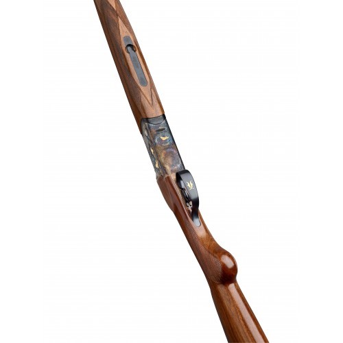 Fausti Bockdoppelflinte Class Duetto, Color Case Kal. 28/70 / Kal. 410/76 , 76cm LL