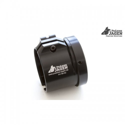 Przise Jagen ADVANCED Schnellspann-Adapter 56 mm Auendurchmesser Gewinde M52x0,75