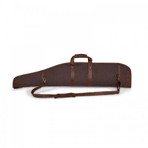 Waidmanns Leder/Canvas Futteral Amos Braun/Braun